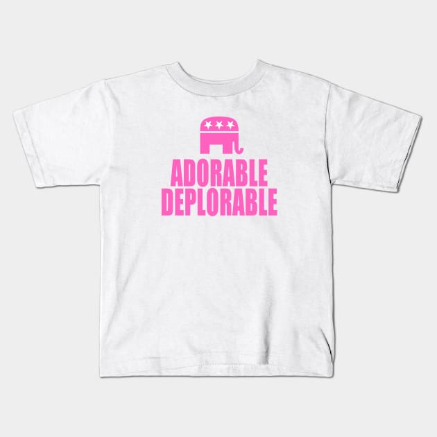 Adorable Deplorable Kids T-Shirt by Etopix